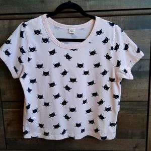 Darling Blue Cat Top